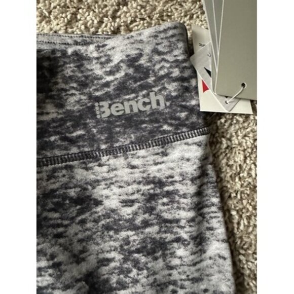 Bench Neutral Grey Black Ankle Leggings Mid Rise Athletic Pull On Size Medium - Picture 6 of 10